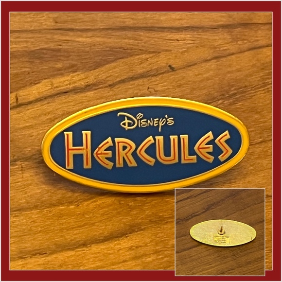 Hercules Logo Ltd Release Pin 1997 Opening Weekend Commemorative Set #1 of 7 - Picture 1 of 16